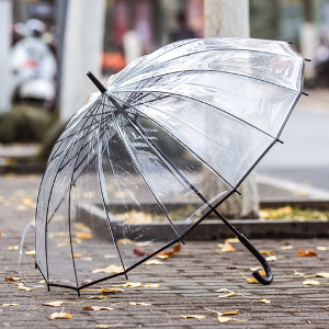 포유렐라 튼튼한 16k 투명 비닐 자동 장우산 우산